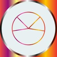 Pie Chart Analysis Vector Icon