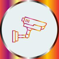 icono de vector de cámara de seguridad