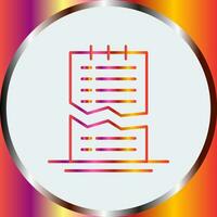 Corrupted List Vector Icon