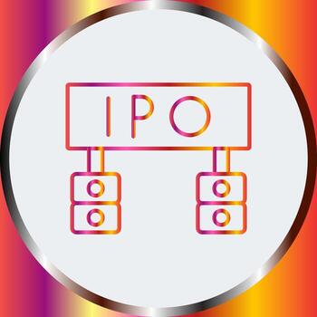 icono de vector de ipo