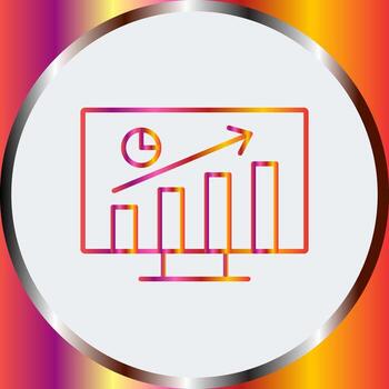 icono de vector de estadísticas