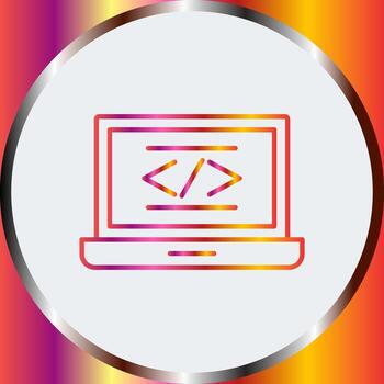 icono de vector de codificación