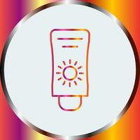 Sun Cream Vector Icon