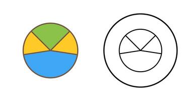 Pie Chart Analysis Vector Icon