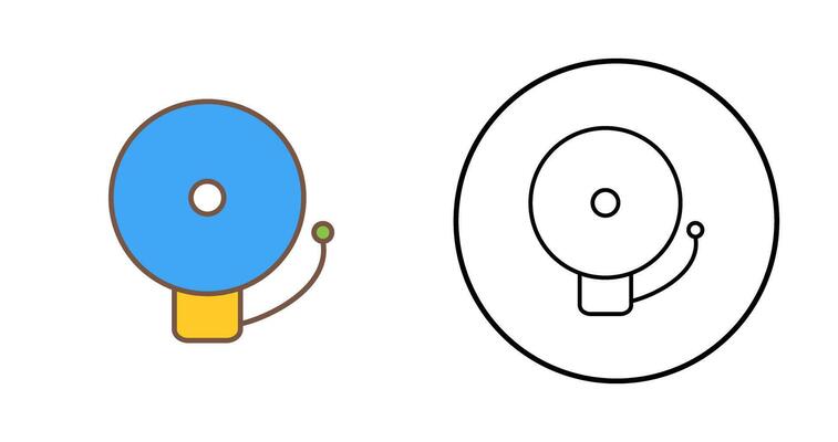 Unique Alarm Vector Icon