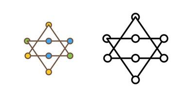 Unique Networks Vector Icon