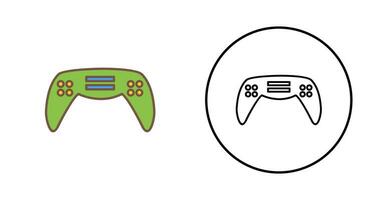 icono de vector de consola de juegos único