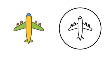 Flying Airplane Vector Icon