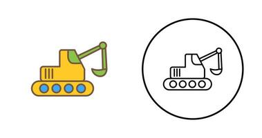 Escavator Vector Icon