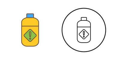 Pesticide Bottle Vector Icon