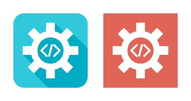 Unique Code Optimization Vector Icon