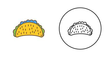 icono de vector de tacos