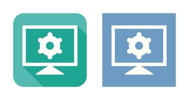 Computer Settings Vector Icon