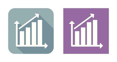 Rising Statistics Vector Icon