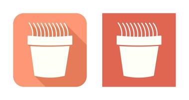 Grass Pot Vector Icon