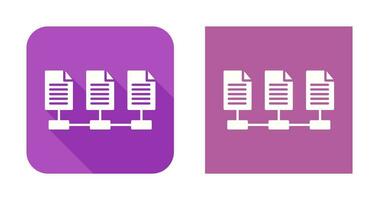 Network Files Vector Icon