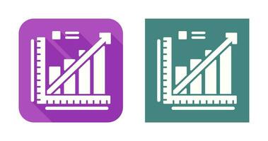 Line Graph Vector Icon