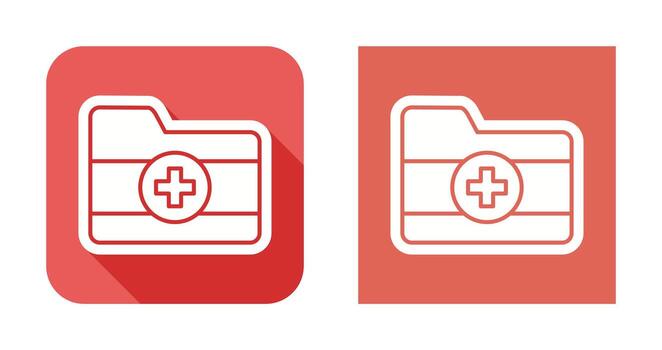 icono de vector de carpeta