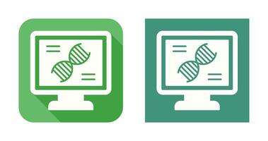 icono de vector de prueba de adn