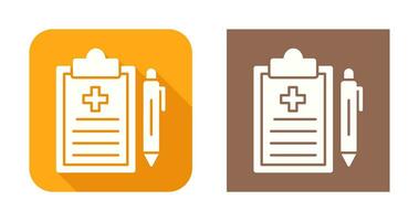 Medical Record Vector Icon