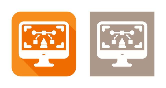 icono de vector de escritorio