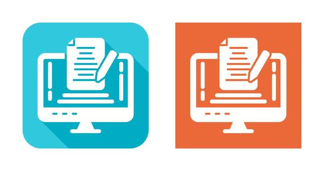 nota, vector, icono vector