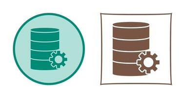 Unique Database Management Vector Icon