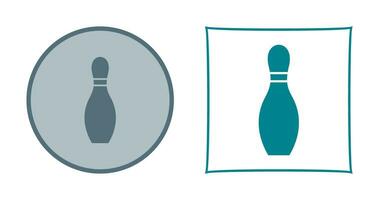 Unique Bowling Pin Vector Icon