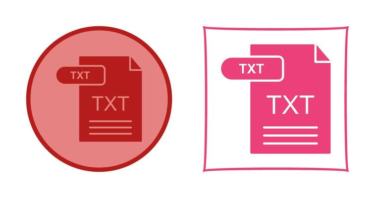 TXT Vector Icon
