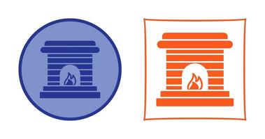 Fireplace Vector Icon