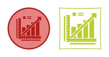 Line Graph Vector Icon