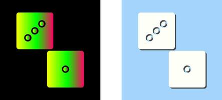 Unique Dice Vector Icon