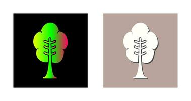 icono de vector de árbol