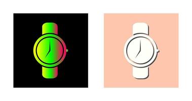 reloj, vector, icono vector