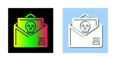 icono de vector de correo no deseado