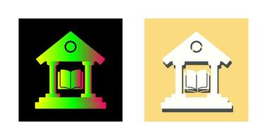 icono de vector de biblioteca