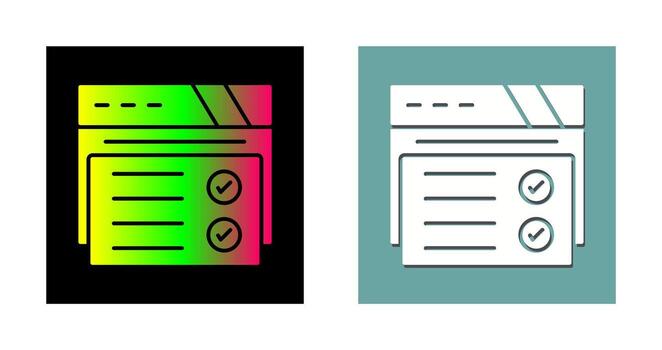 Web Browser Vector Icon