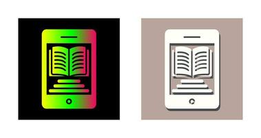 icono de vector de ebook