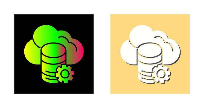 Cloud Data Vector Icon