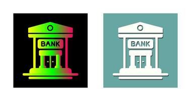 icono de vector de banco