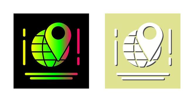 icono de vector de mapa