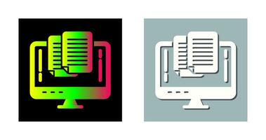 pegar icono vectorial vector