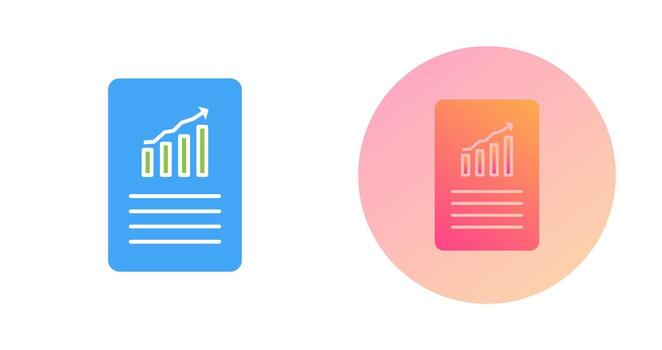 Unique Data Files Vector Icon