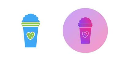 Unique Strawberry Milkshake Vector Icon