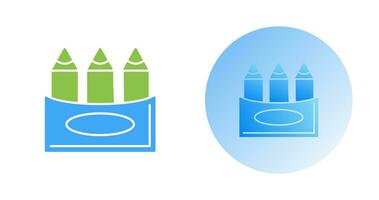 Crayons Vector Icon