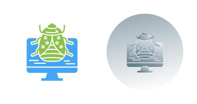 icono de vector de malware