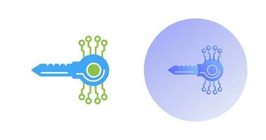 Key Code Vector Icon