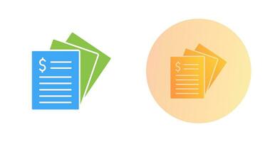 Invoice Vector Icon