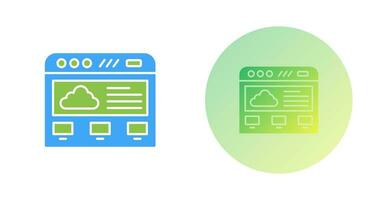 Cloud Computing Vector Icon