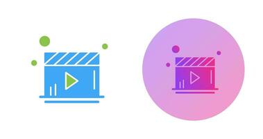 Video Player Vector Icon